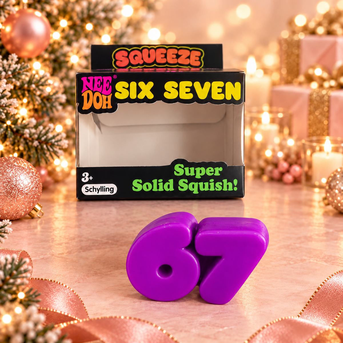 Six Seven “67” Squishy Fidget Toy | Fun Stocking Filler