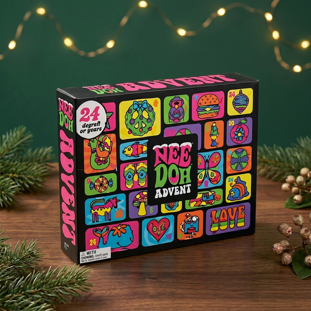 Nee-Doh Christmas Advent Calendar – 24 Squishy Surprises