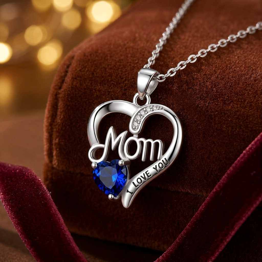 Forever Rose & Necklace Gift for Mum