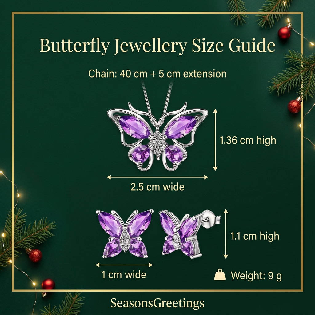 Forever Rose & Butterfly Jewellery Gift Set